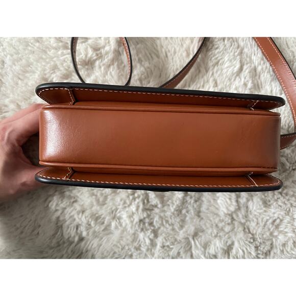 CELINE Teen Triomphe Bag in Triomphe Canvas and Calfskin - Picture 8 of 15